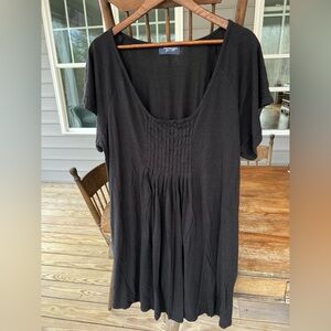 Swimsuits For All Black Cover Up Lightweight Flowy Beach Pool 1X